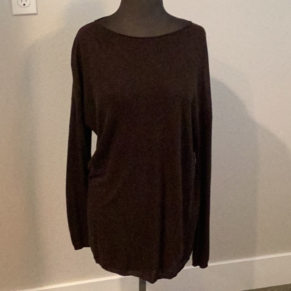 Vince long sleeve brown tunic. New with tags.
